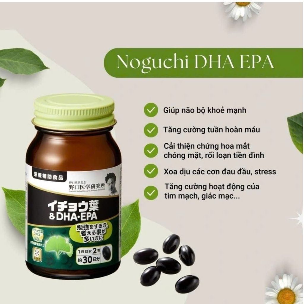  DHA EPA Ginkgo Noguchi Nhật Bản BKHEKR-9450 