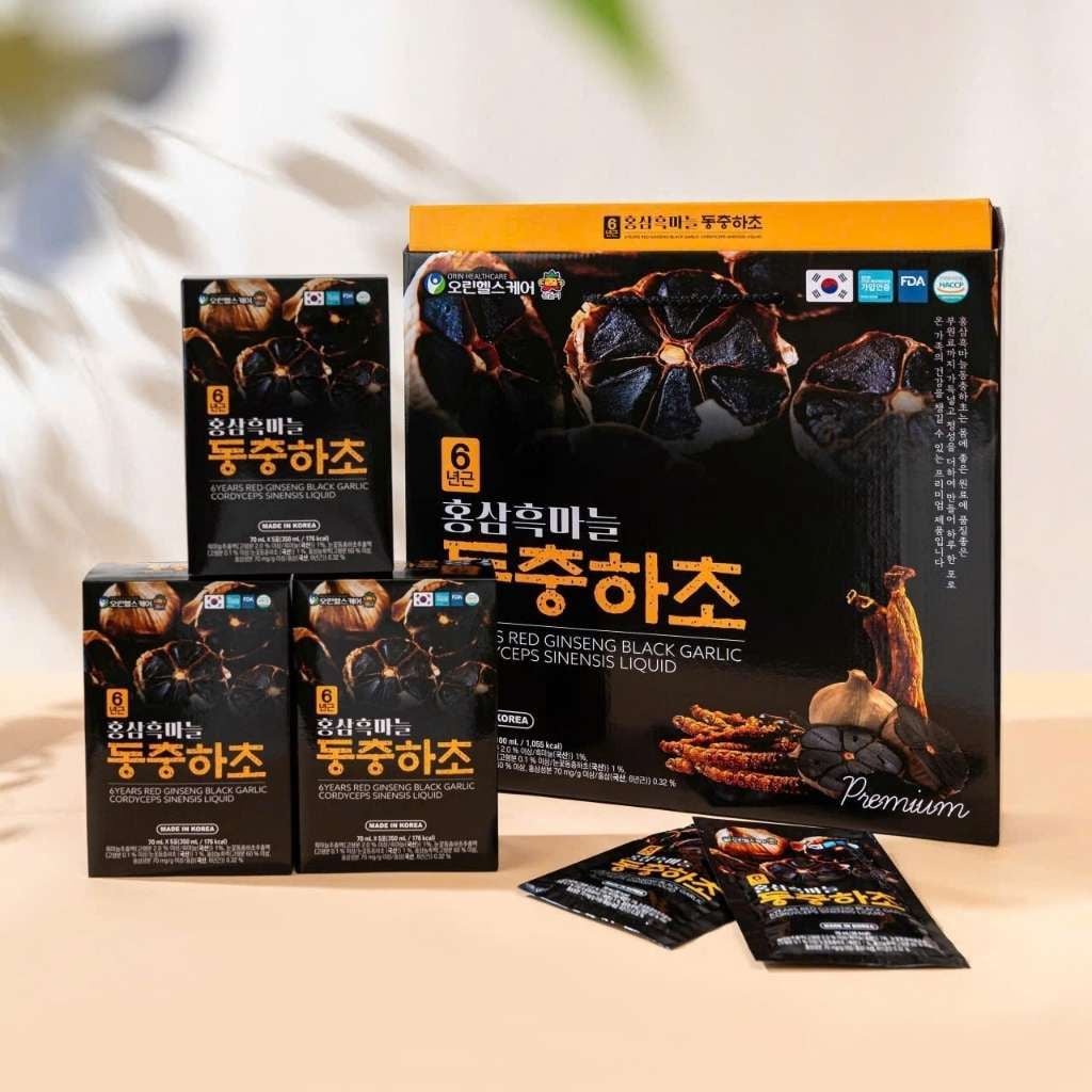  Nước Hồng Sâm Tỏi Đen Đông Trùng Hạ Thảo Hàn Quốc BKHEKR-9453 