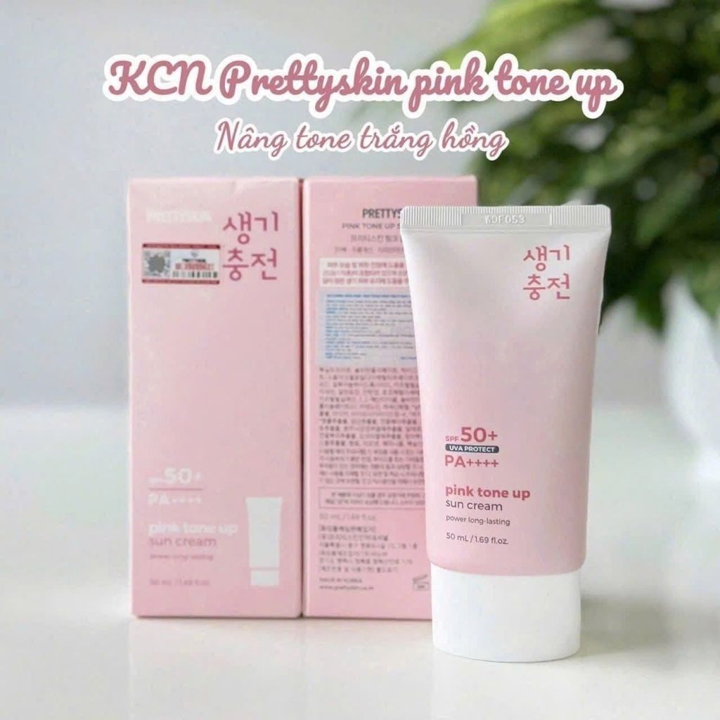  Kem Chống Nắng PrettySkin Pink Tone Up SPF 50+ PA++++BKHEKR-9457 