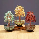  Cây Thạch Anh Đá Quý Tài Lộc Đế Gốm BKHFCN-9016 