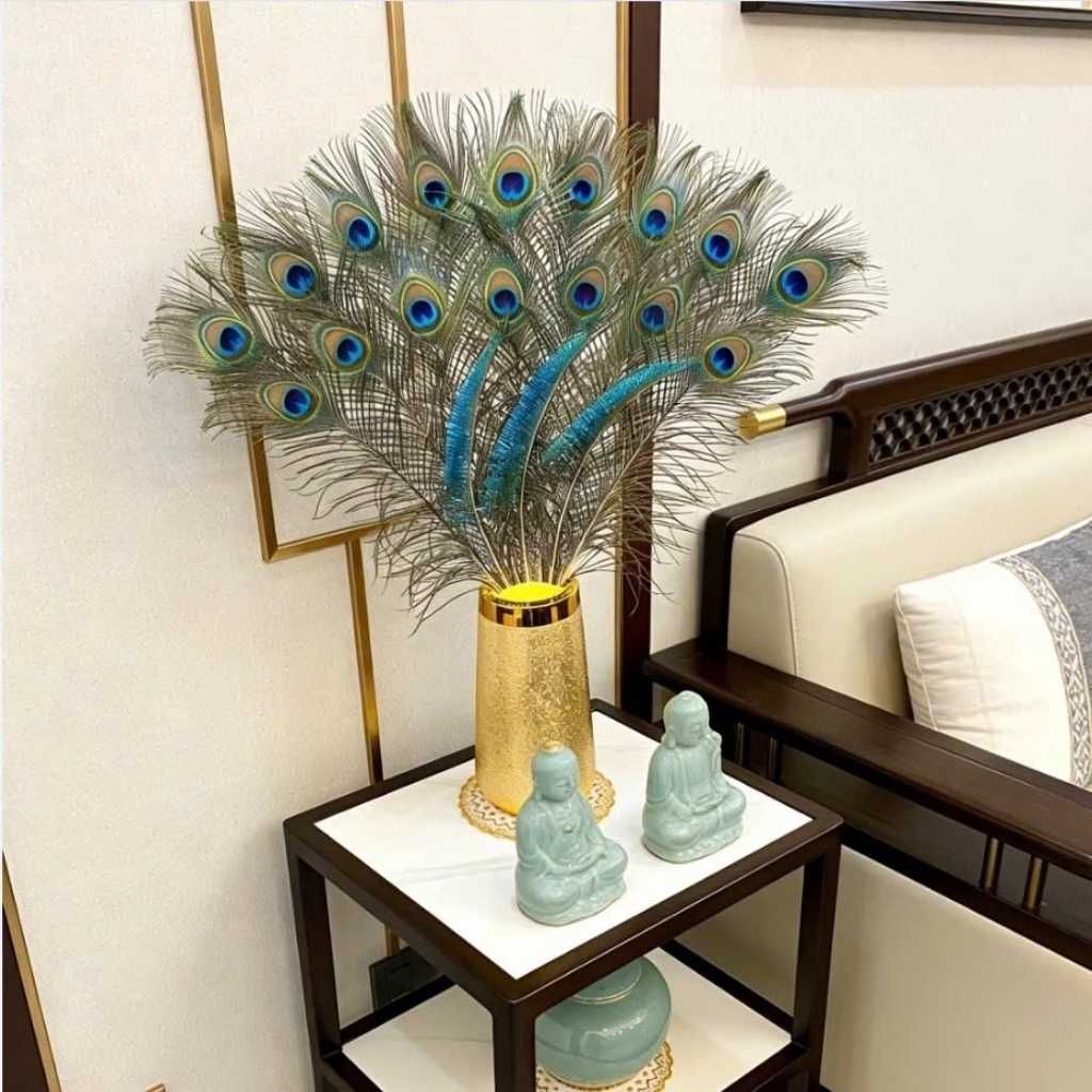  Lông Đuôi Công Tự Nhiên Trang Trí BKHFCN-9018 