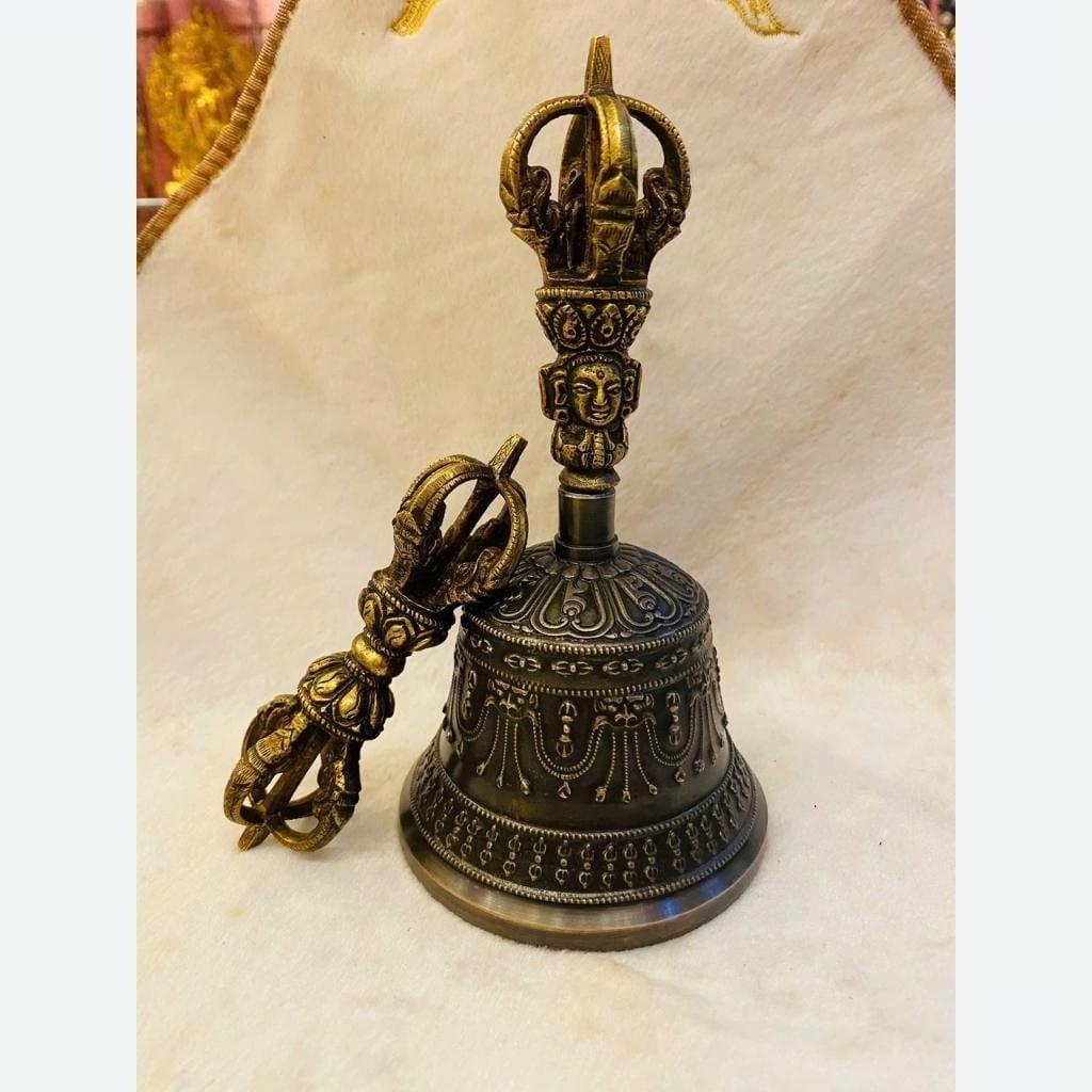 Bộ Chuông Chày Kim Cang Đồng Hun Cổ Sưu Tầm BKHFCN-9026 