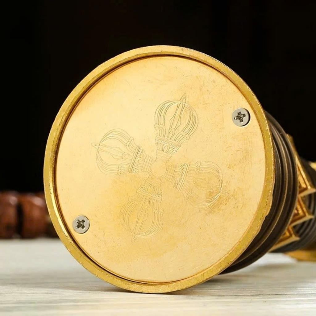  Tháp Xá Lợi Đồng Mạ Vàng Thánh Tích Tây Tạng BKHFCN-9027 