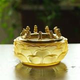  Tượng Phật Đản Sanh lưu ly cửu long phun nước BKHFCN-9032 
