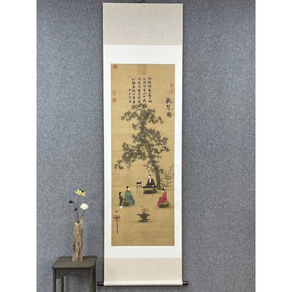  Tranh Trục Cổ Thính Cầm Đồ Giấy Tuyên BKHFCN-9037 