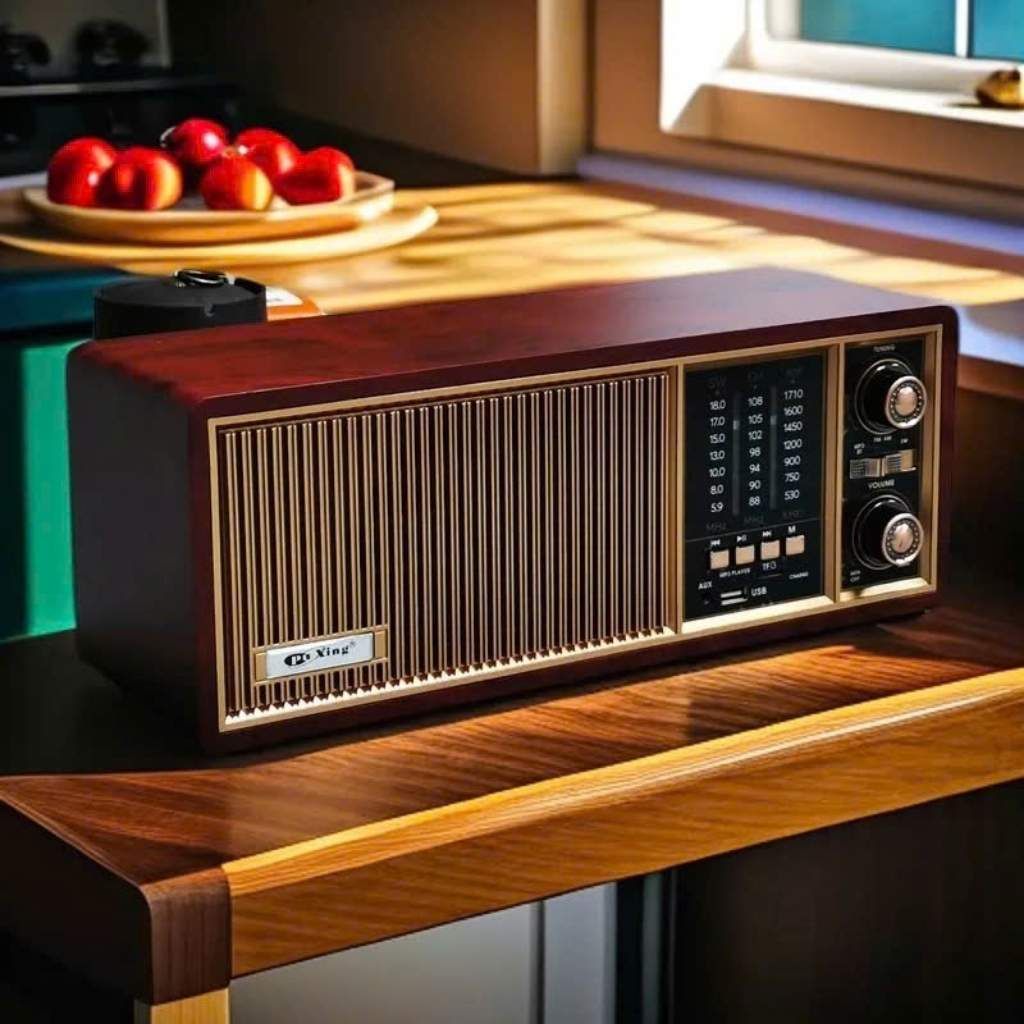  Đài Radio Cổ Điển PoXing Cao Cấp BKHFCN-9039 