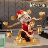  Tượng Thần Tài Gánh Tài Lộc Composite Cao Cấp BKHFCN-9045 