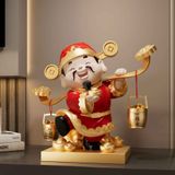  Tượng Thần Tài Gánh Tài Lộc Composite Cao Cấp BKHFCN-9045 