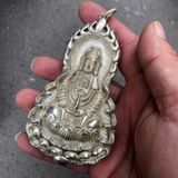  Mặt Dây Chuyền Quan Âm Bằng Bạc BKJECN-9268 