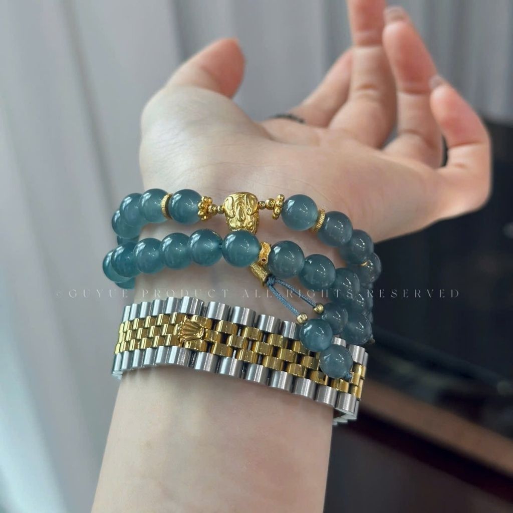  Vòng Tay Đá Lam Ngọc BKJECN-9271 