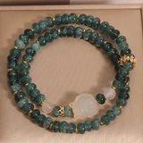  Vòng Tay Ngọc Bích Xanh Nước Biển Tự Nhiên Loại A BKJECN-9275 