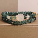  Vòng Tay Ngọc Bích Xanh Nước Biển Tự Nhiên Loại A BKJECN-9275 