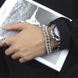  Vòng Tay Cuba Bạc S925 Đính Kim Cương BKJECN-9281 