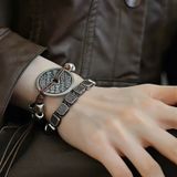  Vòng tay Gỗ Mix Bạc sang trọng BKJECN-9285 