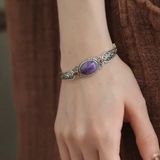  Vòng Tay Đính Ngọc Tím BKJECN-9288 