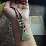  Mặt Dây Chuyền Phật Di Lặc Ngọc Bích BKJECN-9294 