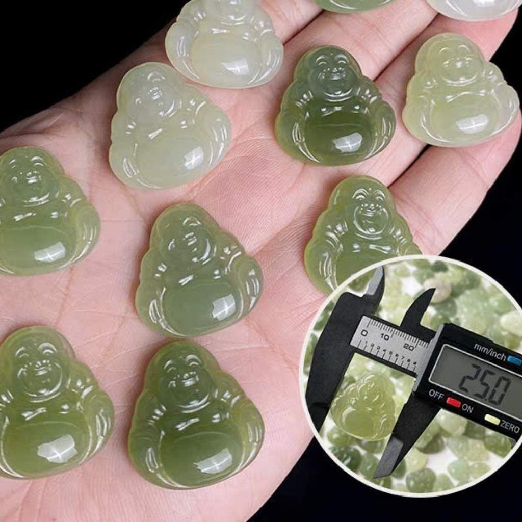  Mặt Dây Chuyền Phật Di Lặc Ngọc Bích BKJECN-9294 