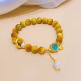  Vòng Tay Mắt Hổ Mix Ngọc BKJECN-9296 