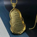  Mặt dây chuyền Quan Âm ngọc lục bảo BKJECN-9304 