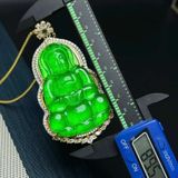  Mặt dây chuyền Quan Âm ngọc lục bảo BKJECN-9304 