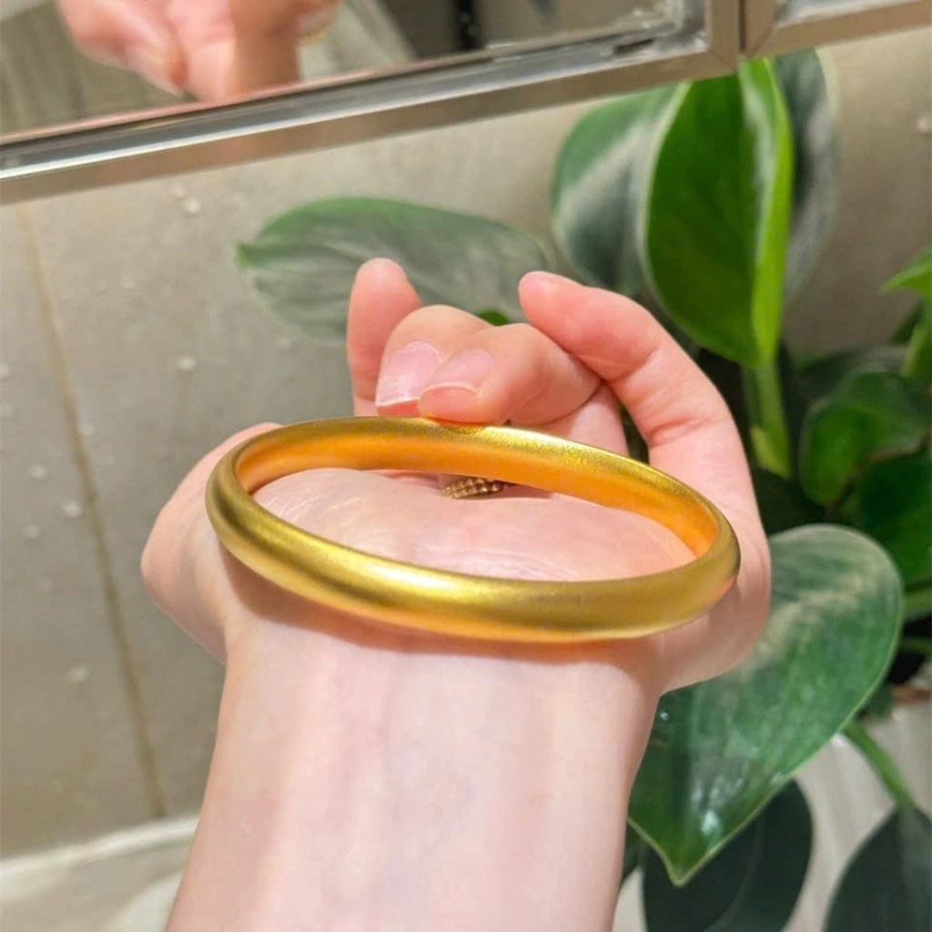  Vòng Tay Cổ Điển Bằng Vàng 18K Thủ Công BKJECN-9314 