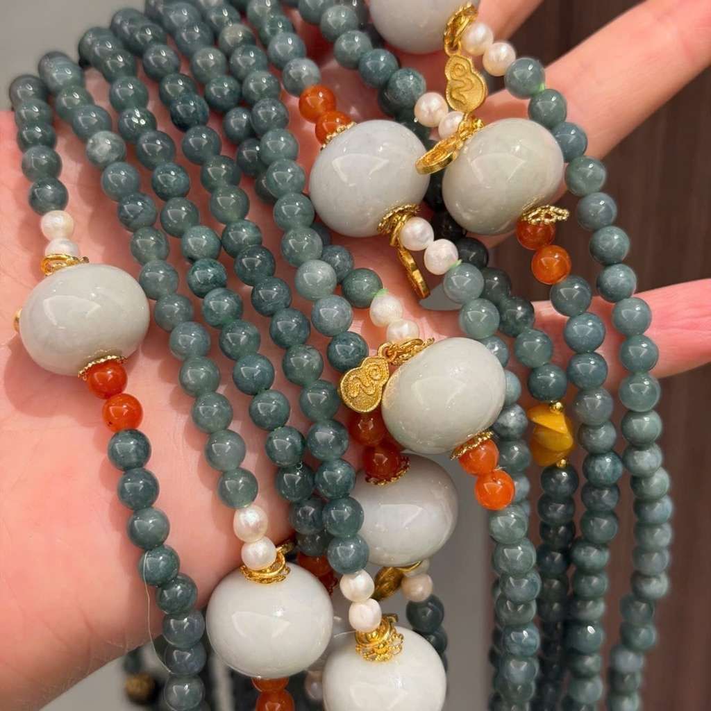  Dây Chuyền 108 Hạt Đá Tự Nhiên BKJECN-9320 