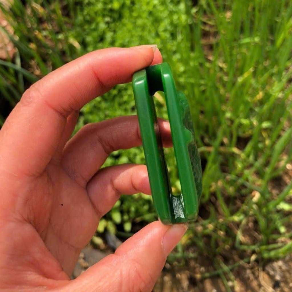  Mặt Dây Chuyền Ngọc Xanh Lục Bảo Linh Vật Sói BKJECN-9323 