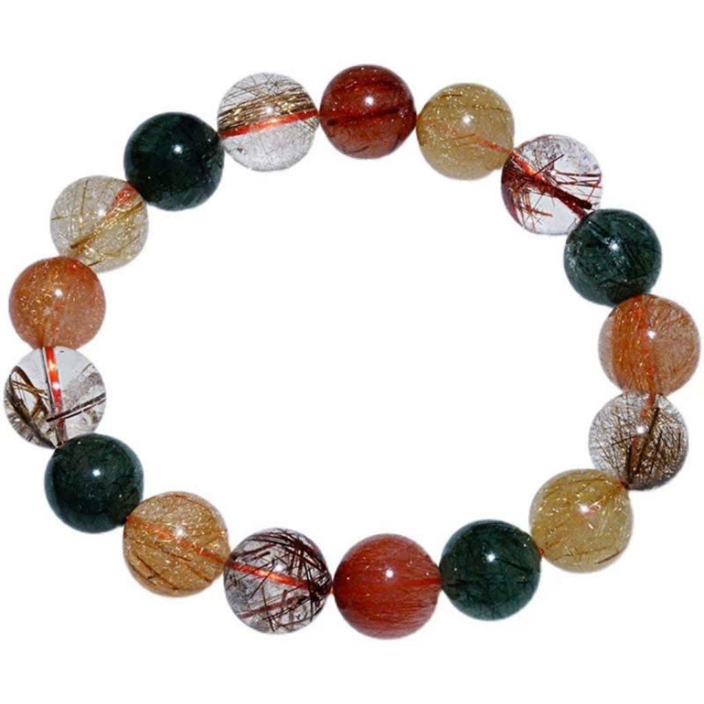  Vòng Tay Thạch Anh Tóc Đa Sắc BKJECN-9328 