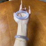  Vòng Ngọc Bích Trắng Tự Nhiên BKJECN-9338 