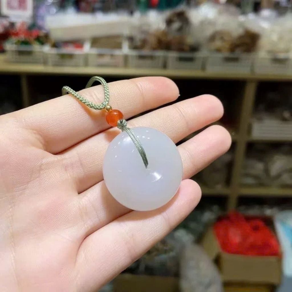  Mặt Dây Chuyền Ngọc Bích Bình An BKJECN-9346 