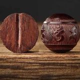  Vòng Gỗ Đàn Hương Chạm Khắc Mix Tì Hưu Bạc BKJECN-9354 