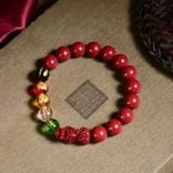  Vòng Tay Chu Sa Ngũ Lộ Thần Tài Tỳ Hưu BKJECN-9356 