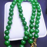  Chuỗi Hạt Ngọc Bích Xanh Lục Bảo Sưu Tầm BKJECN-9360 