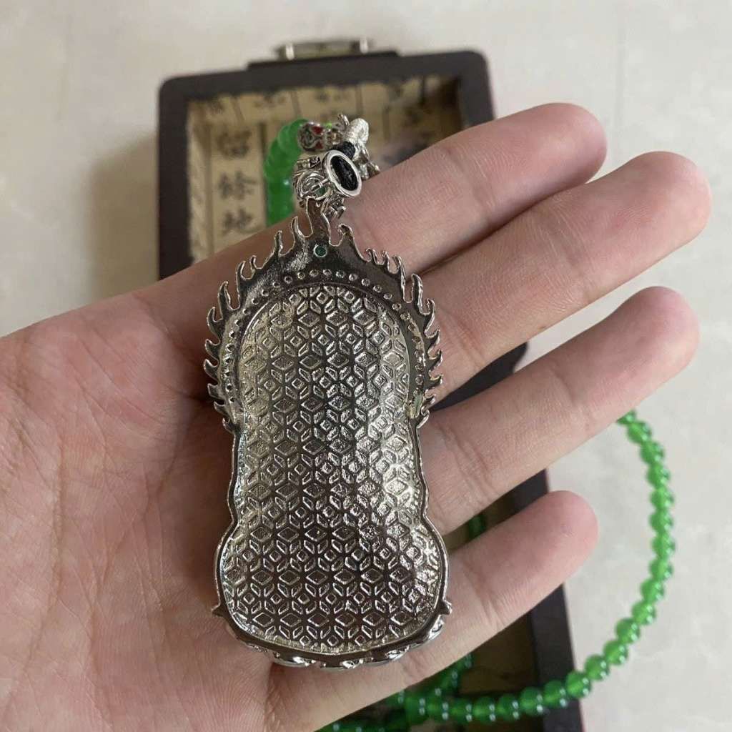  Dây Chuyền Ngọc Bích Mặt Phật Tổ BKJECN-9362 