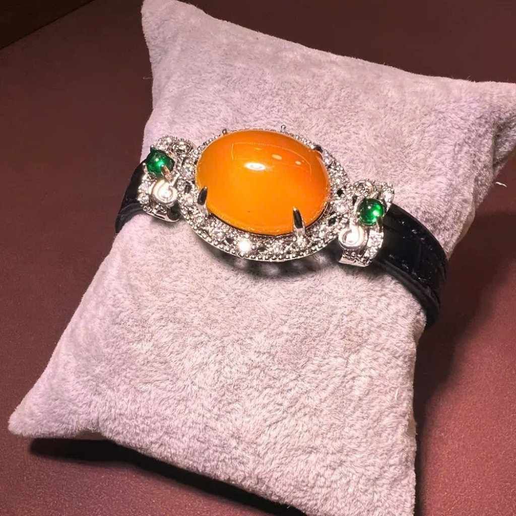  Vòng Tay Da Phối Ngọc Cao Cấp BKJECN-9368 