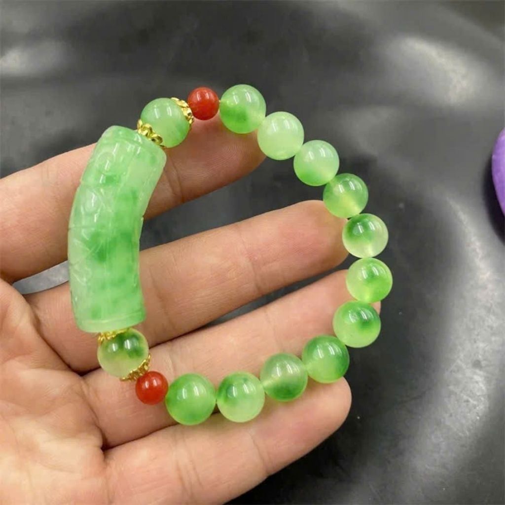  Vòng Tay Ngọc Xanh Tự Nhiên BKJECN-9369 