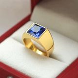  Nhẫn Nam Ngọc Bích Khảm Vàng Sưu Tầm BKJECN-9372 