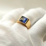  Nhẫn Nam Ngọc Bích Khảm Vàng Sưu Tầm BKJECN-9372 