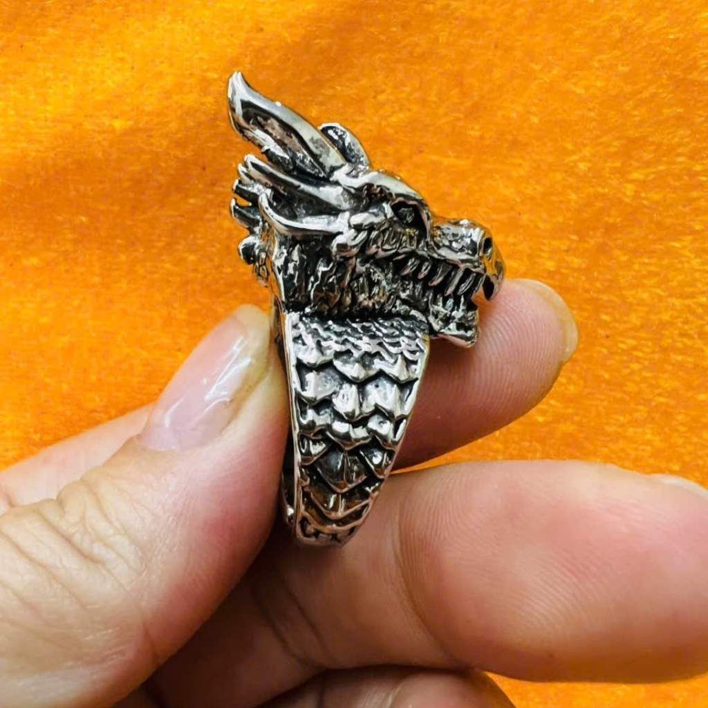  Nhẫn Bạc Hình Rồng BKJECN-9381 
