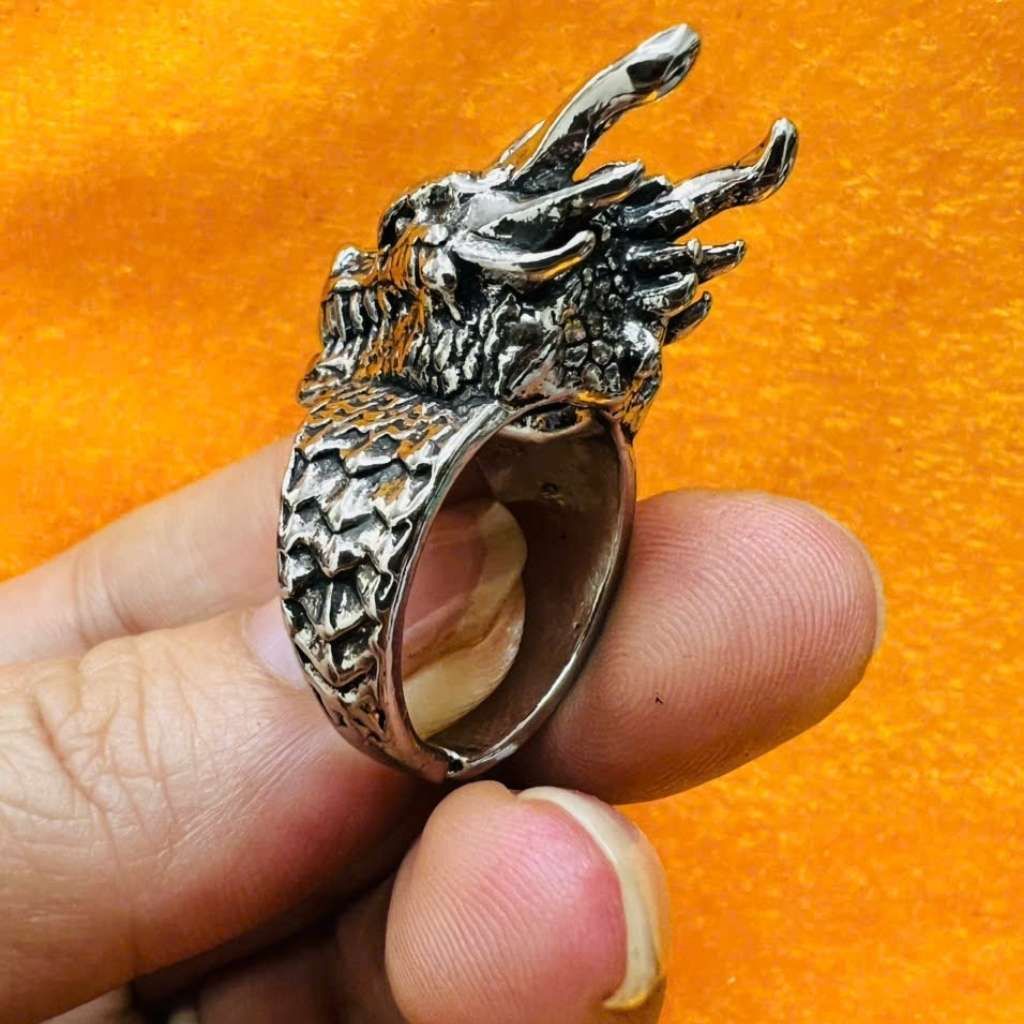  Nhẫn Bạc Hình Rồng BKJECN-9381 