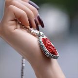 Dây Chuyền Mặt Phật Bản Mệnh Đỏ BKJECN-9386 