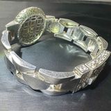  Vòng Tay Nam Mạ Bạc Chạm Khắc Song Long BKJECN-9393 