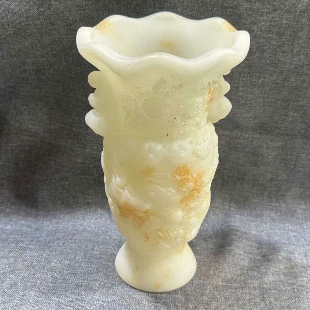  Bình Hoa Ngọc Trắng Rồng Phượng Cao Cấp BKSTCN-9600 