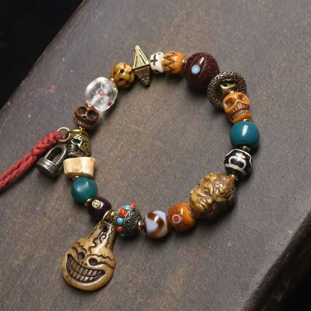  Vòng Tay Handmade Cá Tính Mix Charm Độc Lạ  BKJECN-9422 
