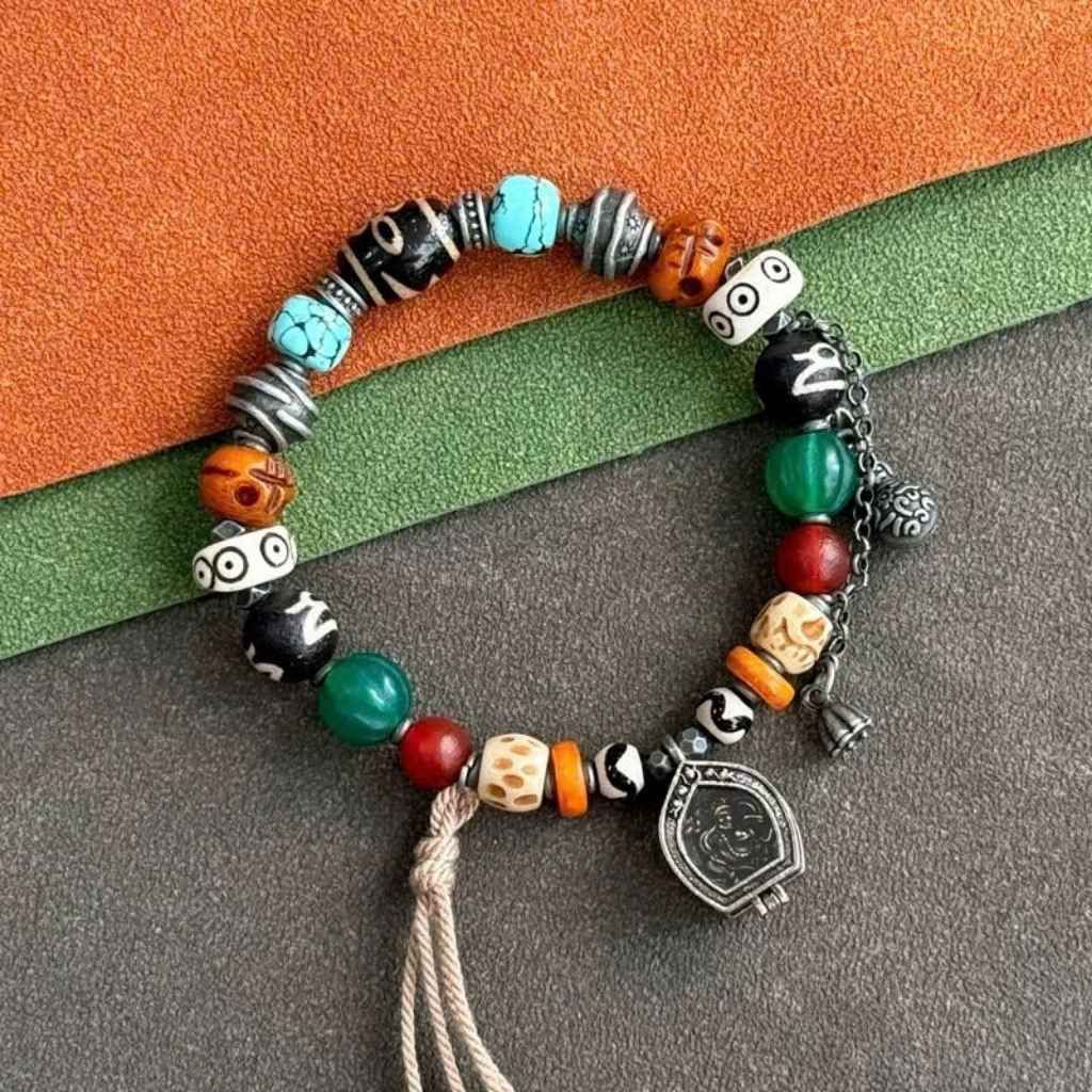  Vòng Tay Handmade Cá Tính Mix Charm Độc Lạ  BKJECN-9422 