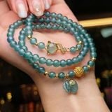  Vòng Tay Ngọc Mix Charm Cát Tường Phú Quý Cao Cấp BKJECN-9427 