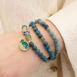  Vòng Tay Ngọc Mix Charm Cát Tường Phú Quý Cao Cấp BKJECN-9427 