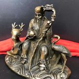  Tượng Ông Thọ Đồng Nguyên Khối Cổ Kính BKJECN-9436 