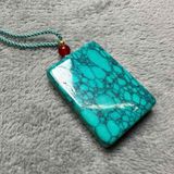  Mặt Dây Chuyền Ngọc Lam Turquoise Tự Nhiên BKJECN-9441 