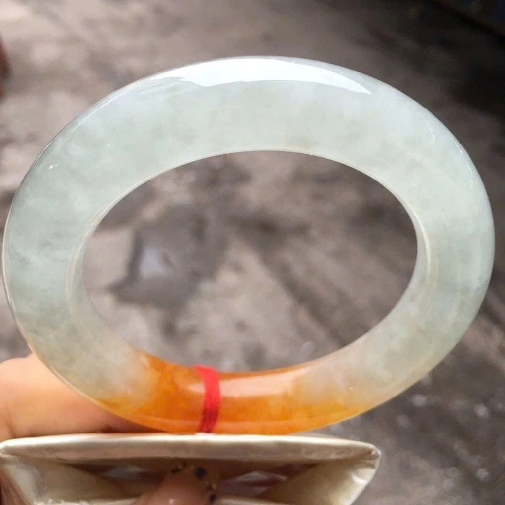  Vòng Tay Ngọc Hòa Điền Thiên Nhiên Lên Nước Huyết Ngọc BKJECN-9449 